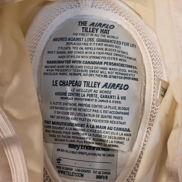 NWOT TILLEY Airflo Unisex Safari vacation travel essential 7 1/8 - Picture 6 of 8